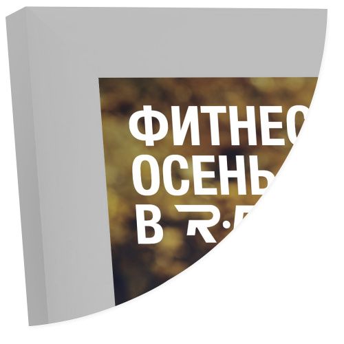 Рамка Нельсон 62, А2, серебро матовое анодир. в Саратове - картинка, изображение, фото